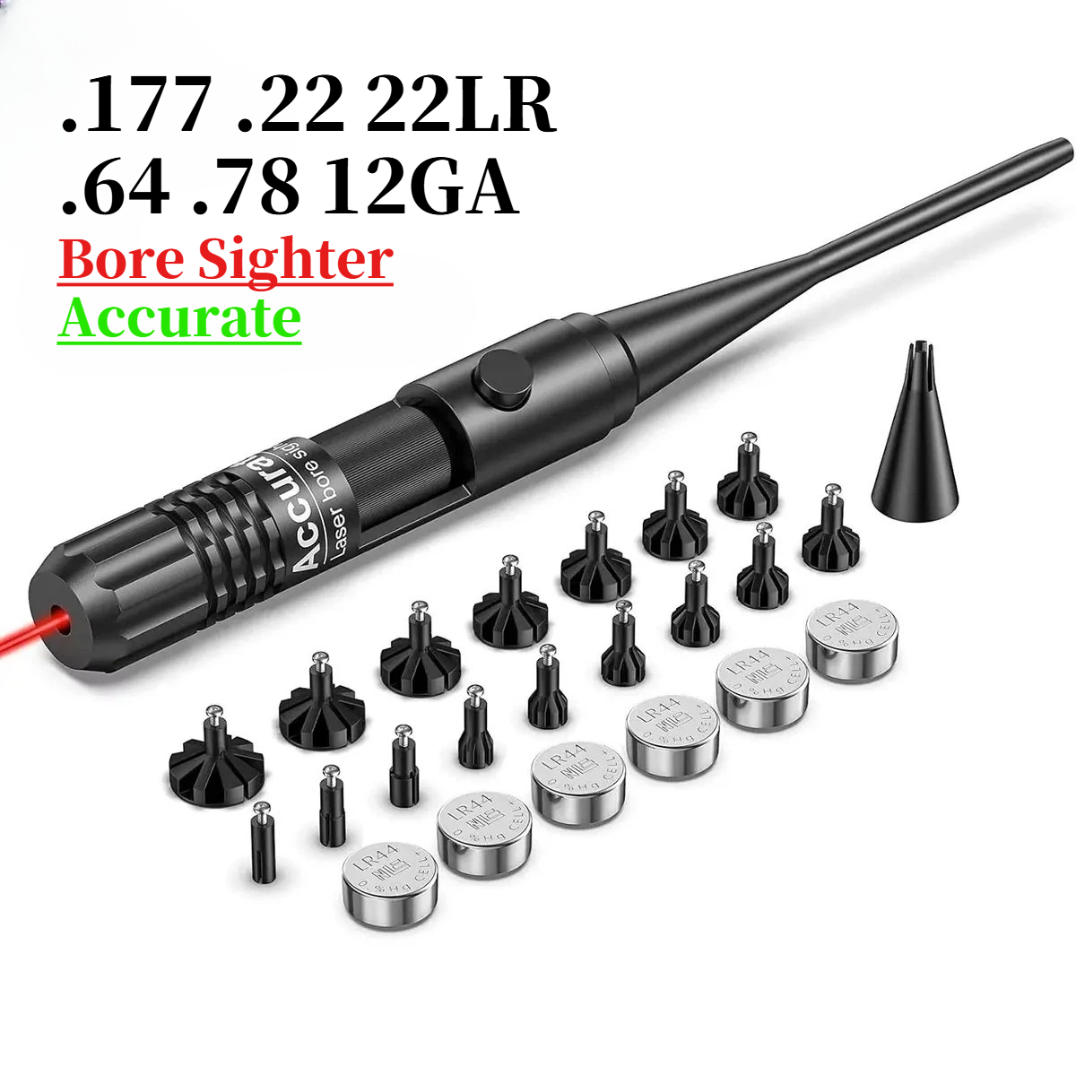 Laser Boresighter Kit - Taktyczny zielono-czerwony laserowy zestaw do ustawiania
