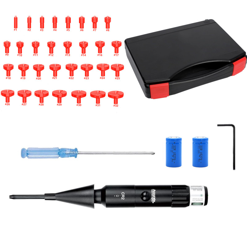 Laser Boresighter Kit - Zielony Czerwony Laserowy Kolimator Celowniczy z
