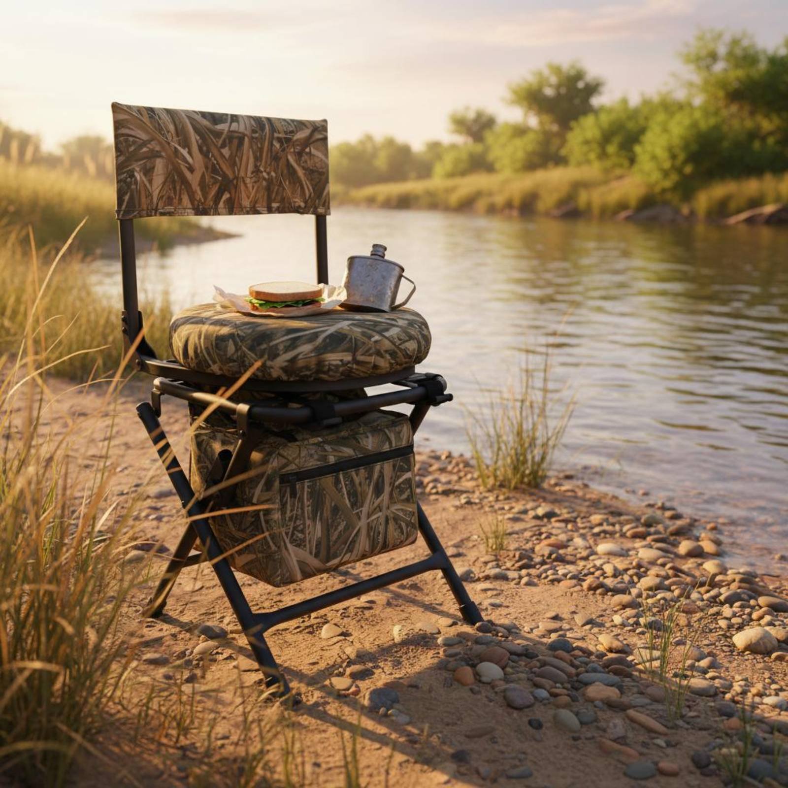 Hunting And Fishing Outdoor Chairs - Składane krzesło wędkarskie, składany stołek wędkarski,