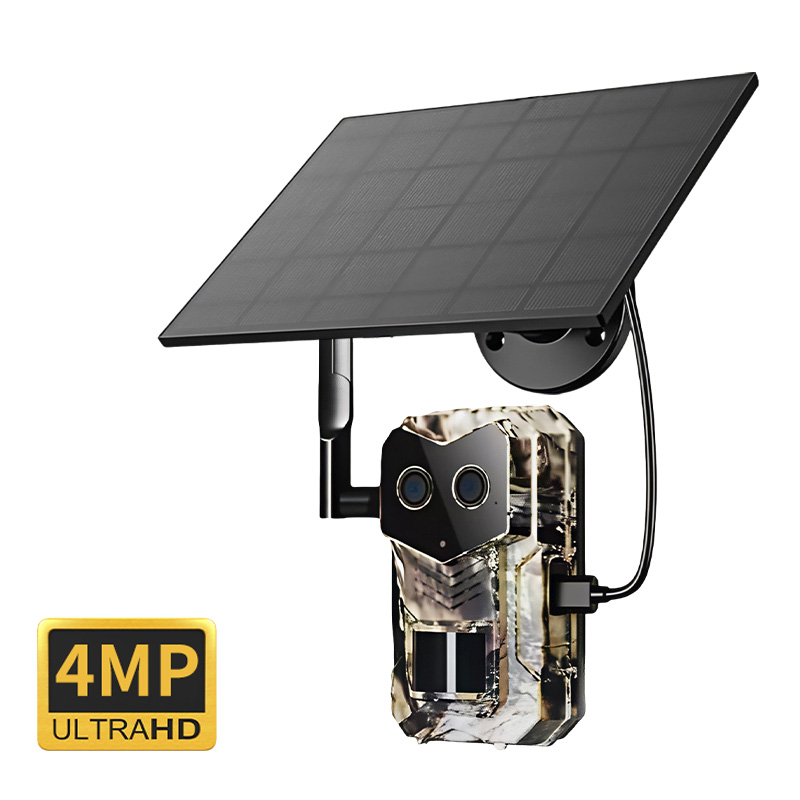 Hunting Outdoor Camera - Kamera 4MP 1440P zasilana energią słoneczną,