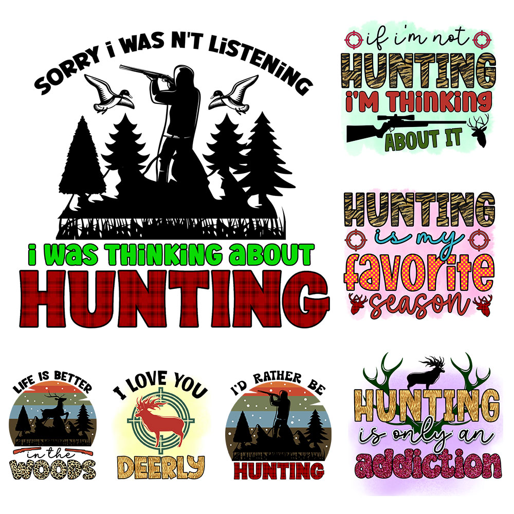 Outdoor Hunting Pictures - Naszywki na ubrania z motywami myśliwskimi