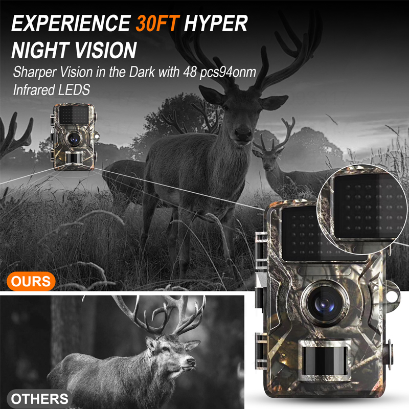 Kamery leśne 16MP 1080P z nokt – Hunting Outdoor Camera recenzja i cena