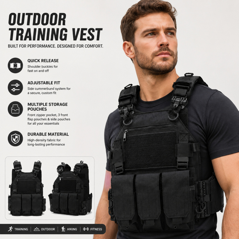 Kamizelka taktyczna poliestrow – Outdoor Hunting Magazines recenzja i cena