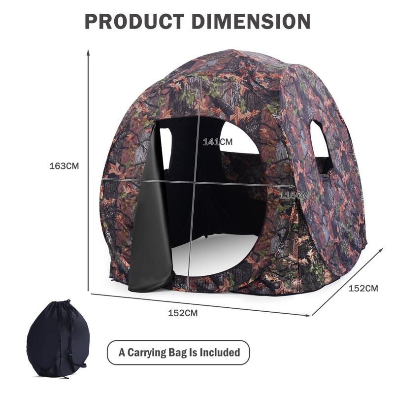 Namiot myśliwski dla 3 osób, r – Hunting & Outdoor Supplies Carterton recenzja i cena