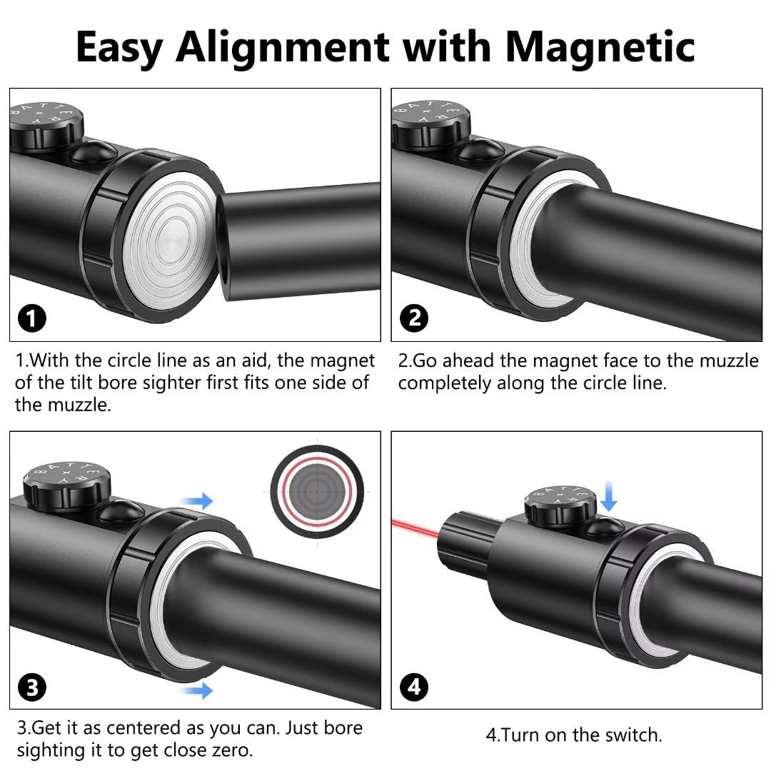 Celownik magnetyczny do lufy,  – Laser Boresighter Kit recenzja i cena