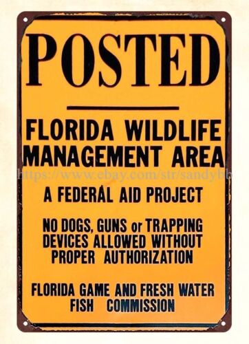 METALOWA TABLICZKA OZNAKOWA: S – Florida Hunting Fishing & Outdoor Adventures Photos recenzja i cena